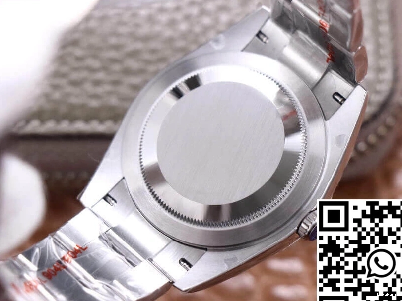 M124300-0006 Rolex Turquoise 41MM Factory Blue Perpetual EW Dial Oyster 0418